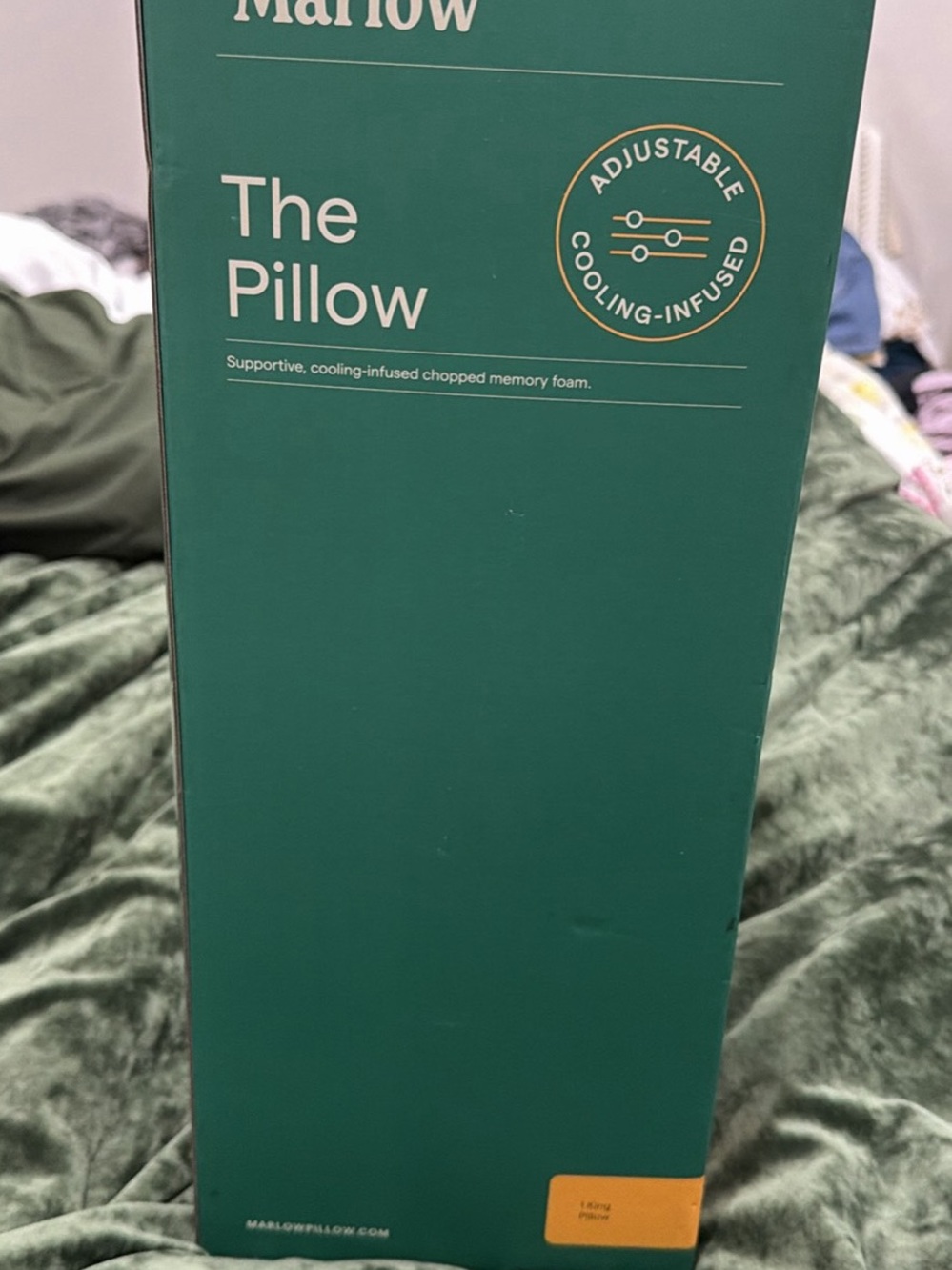 Marlow The Pillow - Green Cooling-Infused Memory Foam